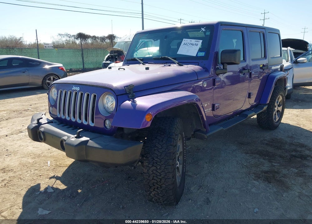 2017 JEEP WRANGLER UNLIMITED SAHARA 4X4 VIN: 1C4BJWEG0HL721234