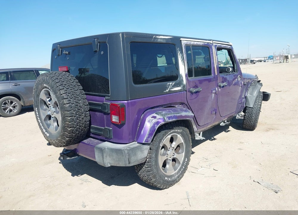 2017 JEEP WRANGLER UNLIMITED SAHARA 4X4 VIN: 1C4BJWEG0HL721234