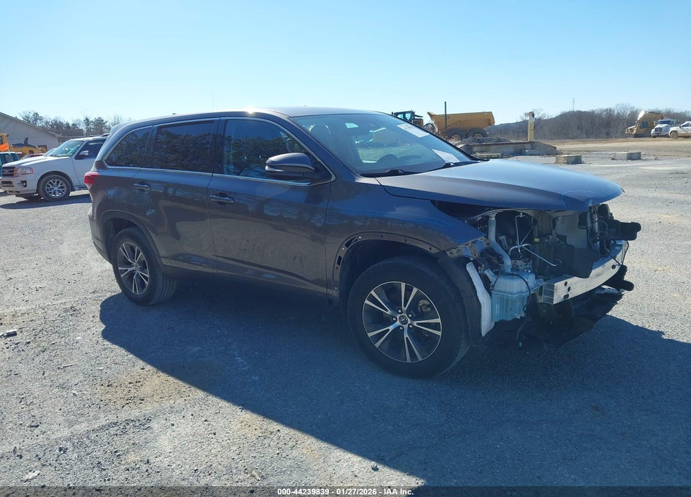 2019 TOYOTA HIGHLANDER LE PLUS VIN: 5TDZZRFH1KS327277