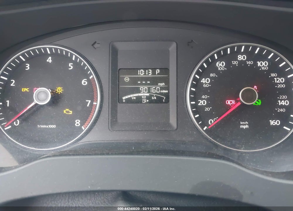 2013 VOLKSWAGEN JETTA 2.5L SE VIN: 3VWDP7AJ9DM449108