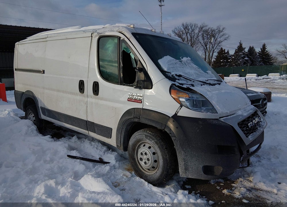 2019 RAM PROMASTER 1500 LOW ROOF 136 WB VIN: 3C6TRVAG2KE540852