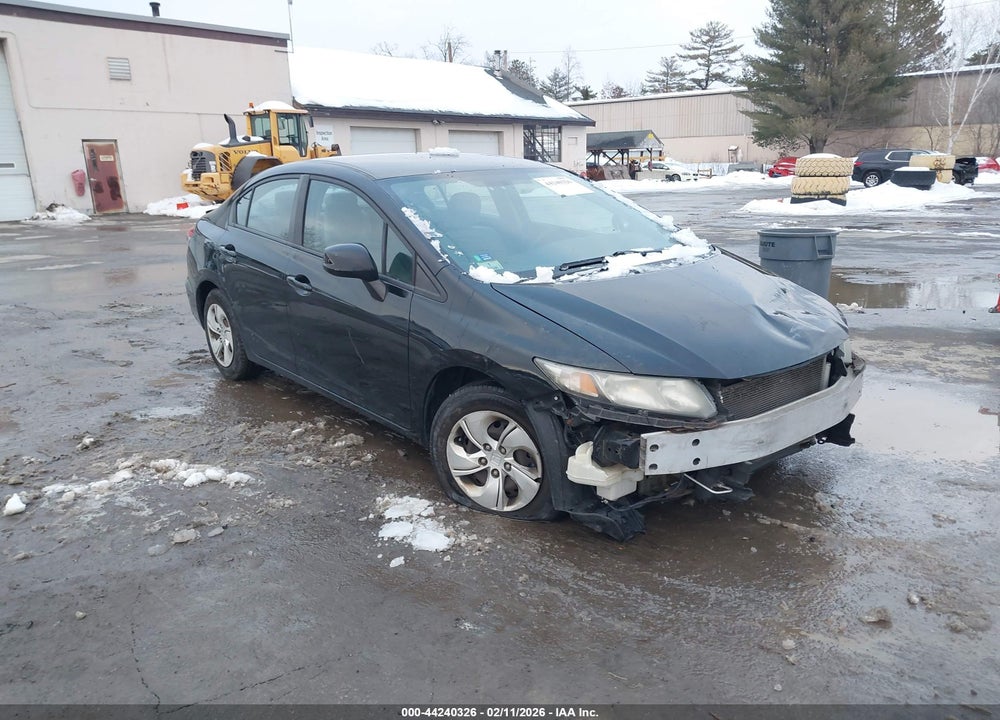 2013 HONDA CIVIC LX VIN: 19XFB2F58DE217702