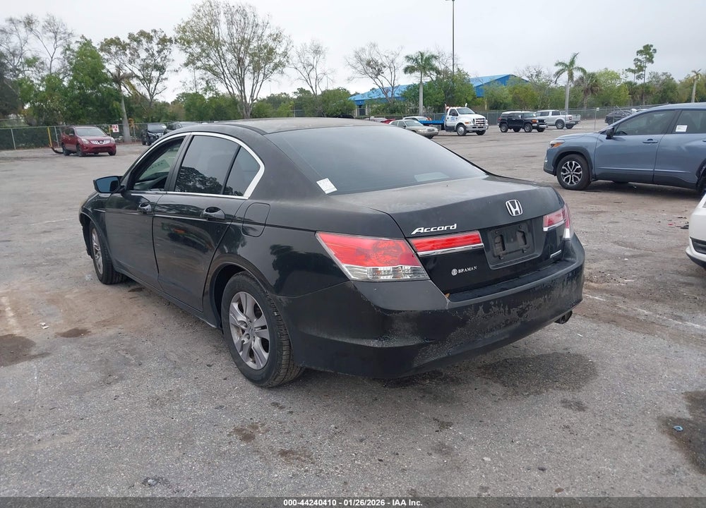 2012 HONDA ACCORD 2.4 SE VIN: 1HGCP2F63CA221527