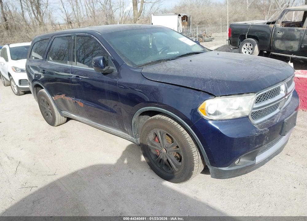 2012 DODGE DURANGO SXT VIN: 1C4RDHAG7CC206540