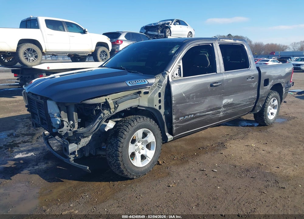 2021 RAM 1500 BIG HORN  4X4 5'7 BOX VIN: 1C6SRFFT4MN733350