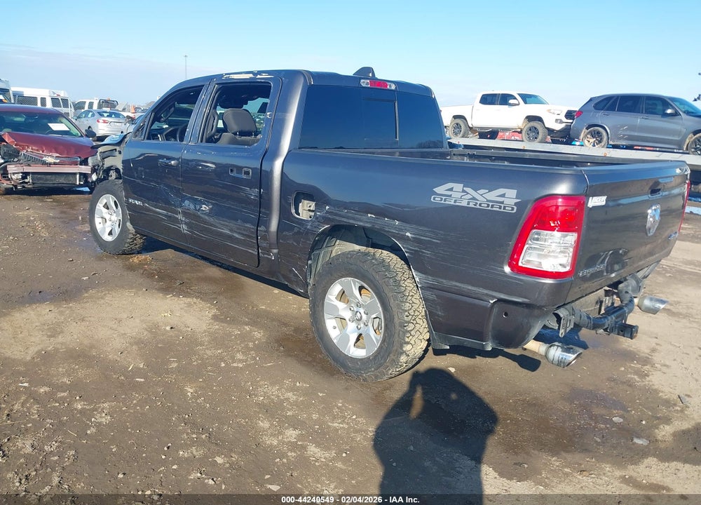 2021 RAM 1500 BIG HORN  4X4 5'7 BOX VIN: 1C6SRFFT4MN733350
