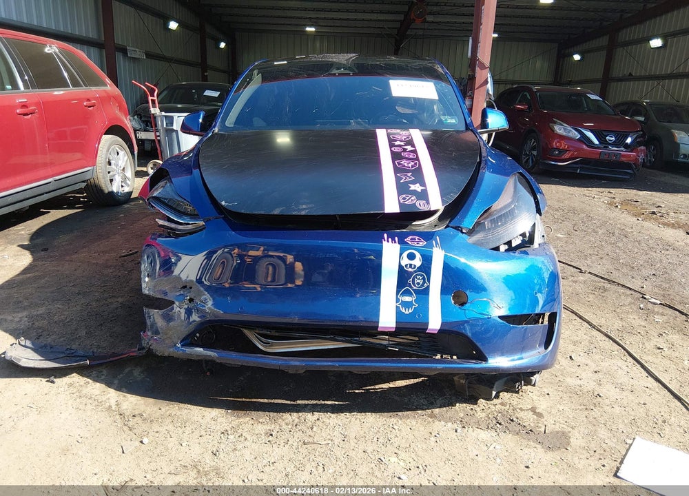 2020 TESLA MODEL Y LONG RANGE DUAL MOTOR ALL-WHEEL DRIVE VIN: 5YJYGDEE7LF031777