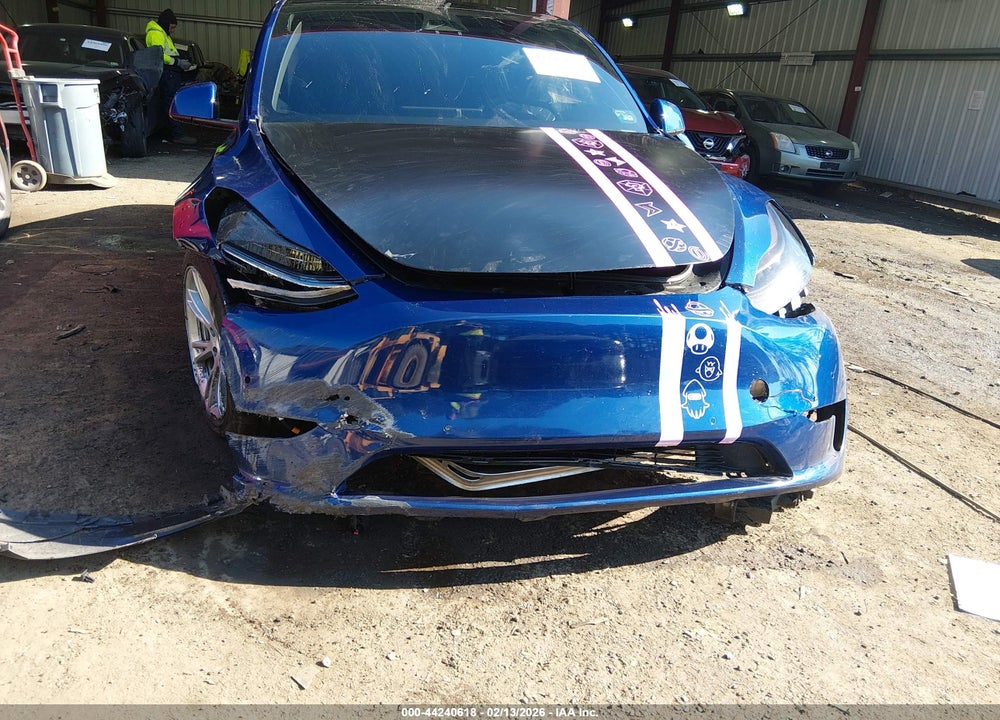 2020 TESLA MODEL Y LONG RANGE DUAL MOTOR ALL-WHEEL DRIVE VIN: 5YJYGDEE7LF031777