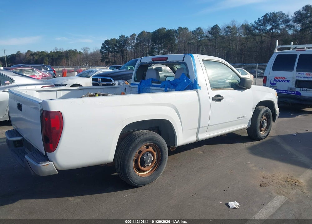 2005 CHEVROLET COLORADO FLEET VIN: 1GCCS148458212549