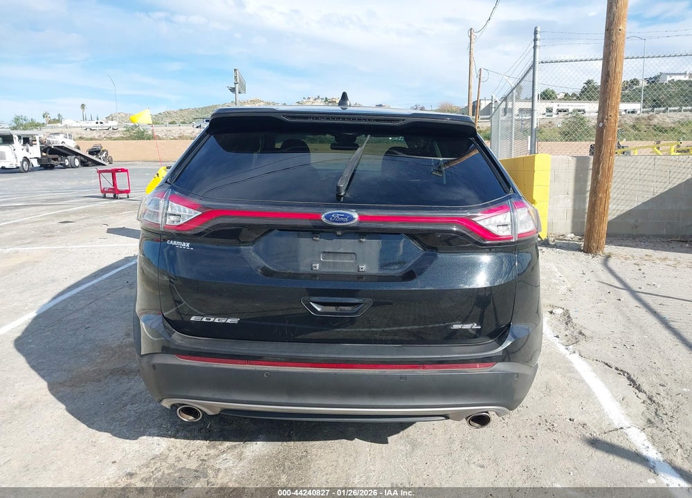 2015 FORD EDGE SEL VIN: 2FMTK3J86FBB86076