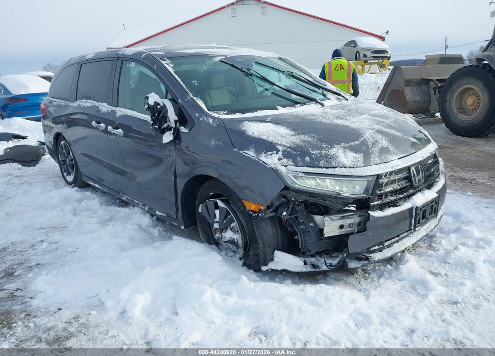 2021 HONDA ODYSSEY ELITE VIN: 5FNRL6H92MB011917