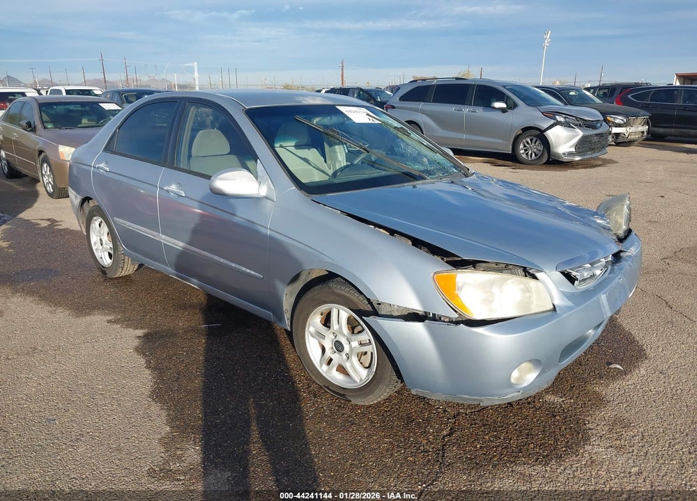 2004 KIA SPECTRA EX/LX VIN: KNAFE122145043848