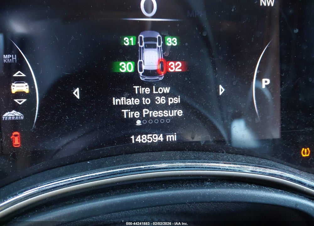 2015 JEEP GRAND CHEROKEE LIMITED VIN: 1C4RJFBG9FC645366