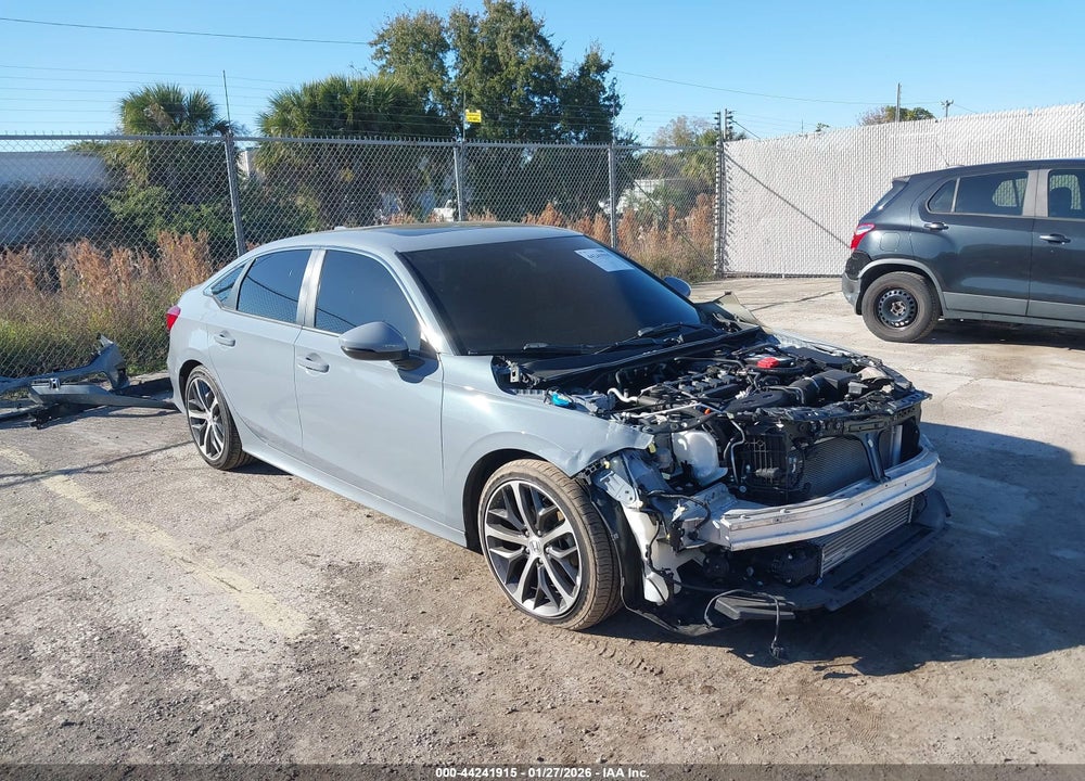 2022 HONDA CIVIC TOURING VIN: 2HGFE1F95NH315825