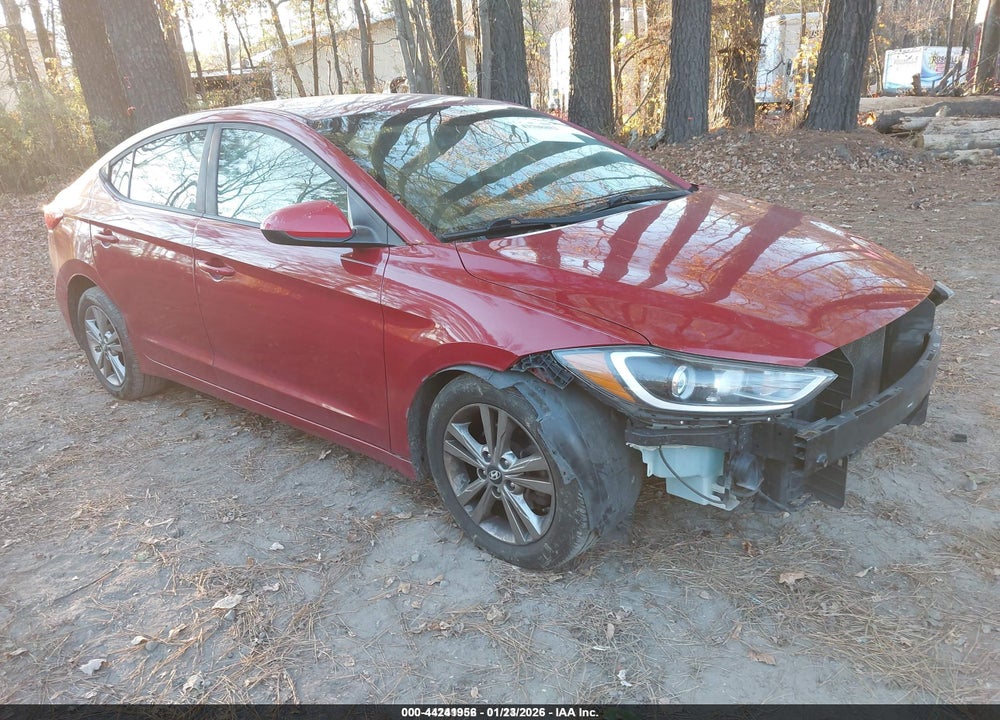 2017 HYUNDAI ELANTRA SE VIN: KMHD84LF6HU065565