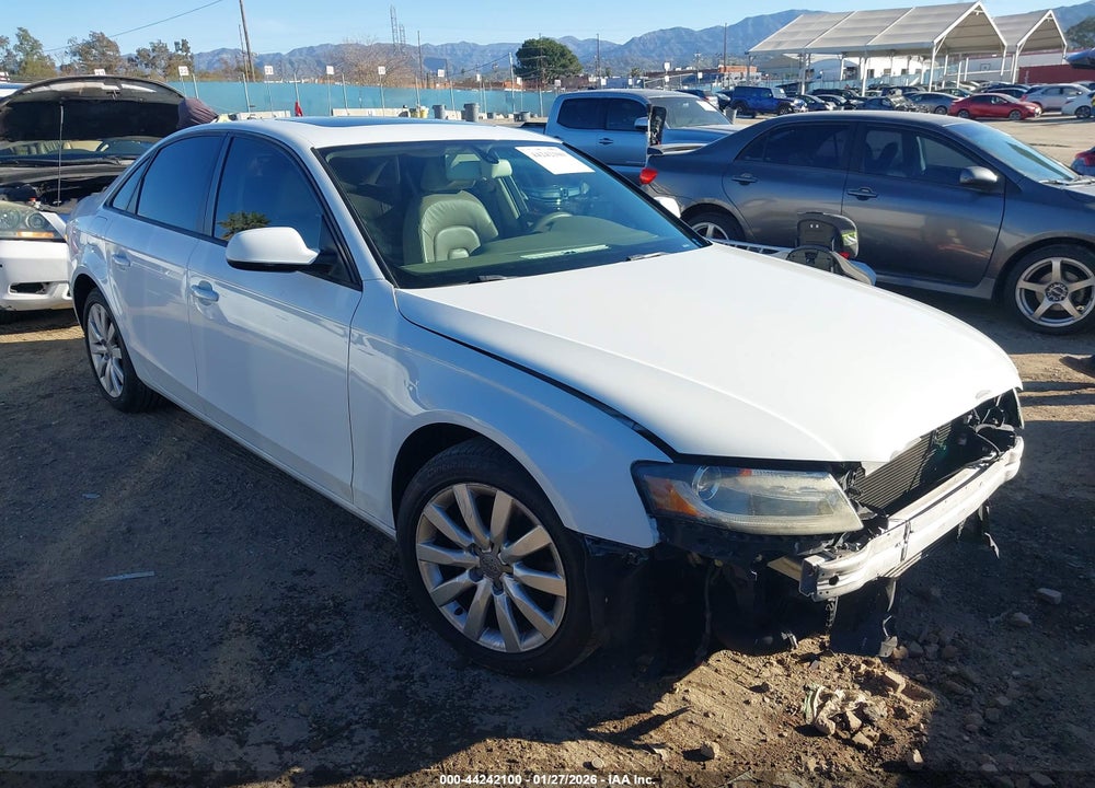 2012 AUDI A4 2.0T PREMIUM VIN: WAUBFAFL8CA120543