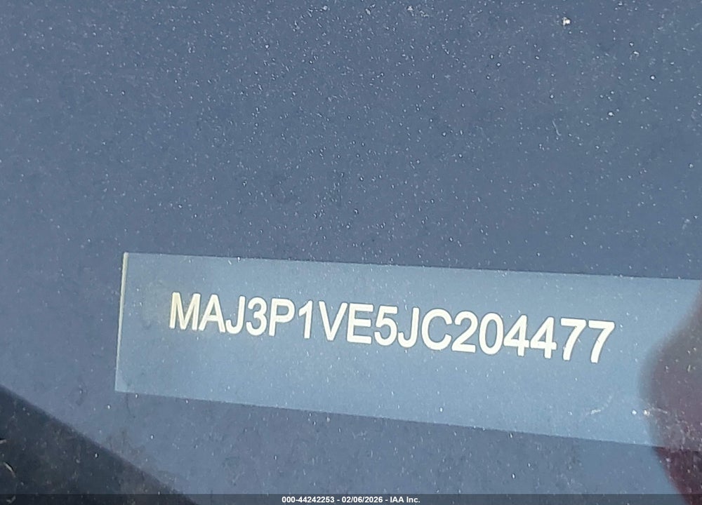2018 FORD ECOSPORT TITANIUM VIN: MAJ3P1VE5JC204477