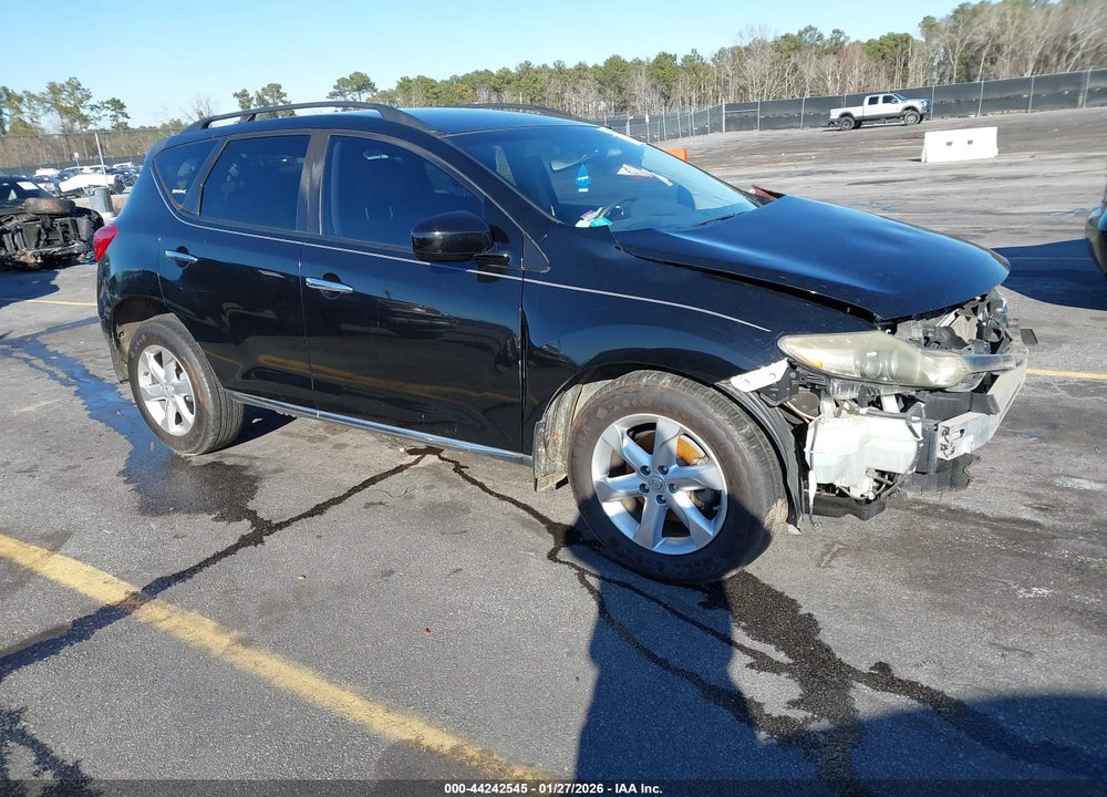 2009 NISSAN MURANO SL VIN: JN8AZ18U89W000205