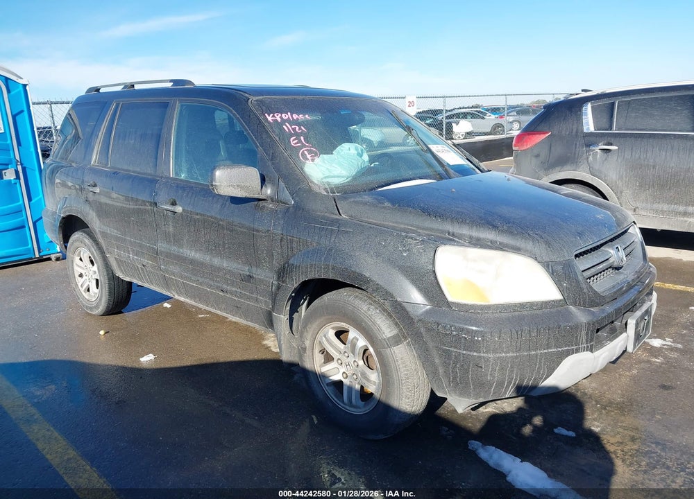 2003 HONDA PILOT EX-L VIN: 2HKYF18663H611514