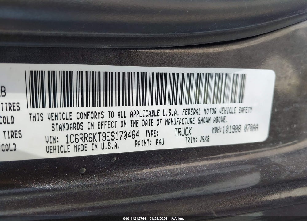 2014 RAM 1500 EXPRESS VIN: 1C6RR6KT9ES170464