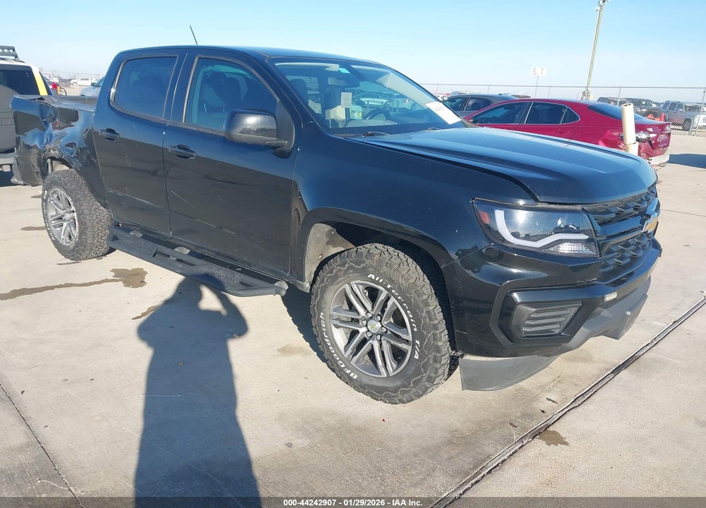2021 CHEVROLET COLORADO 4WD  SHORT BOX WT VIN: 1GCGTBEN1M1204764