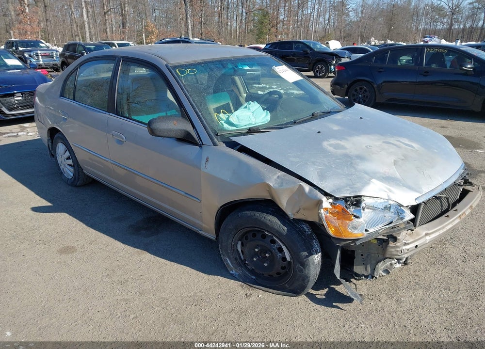 2002 HONDA CIVIC LX VIN: 2HGES16562H518512