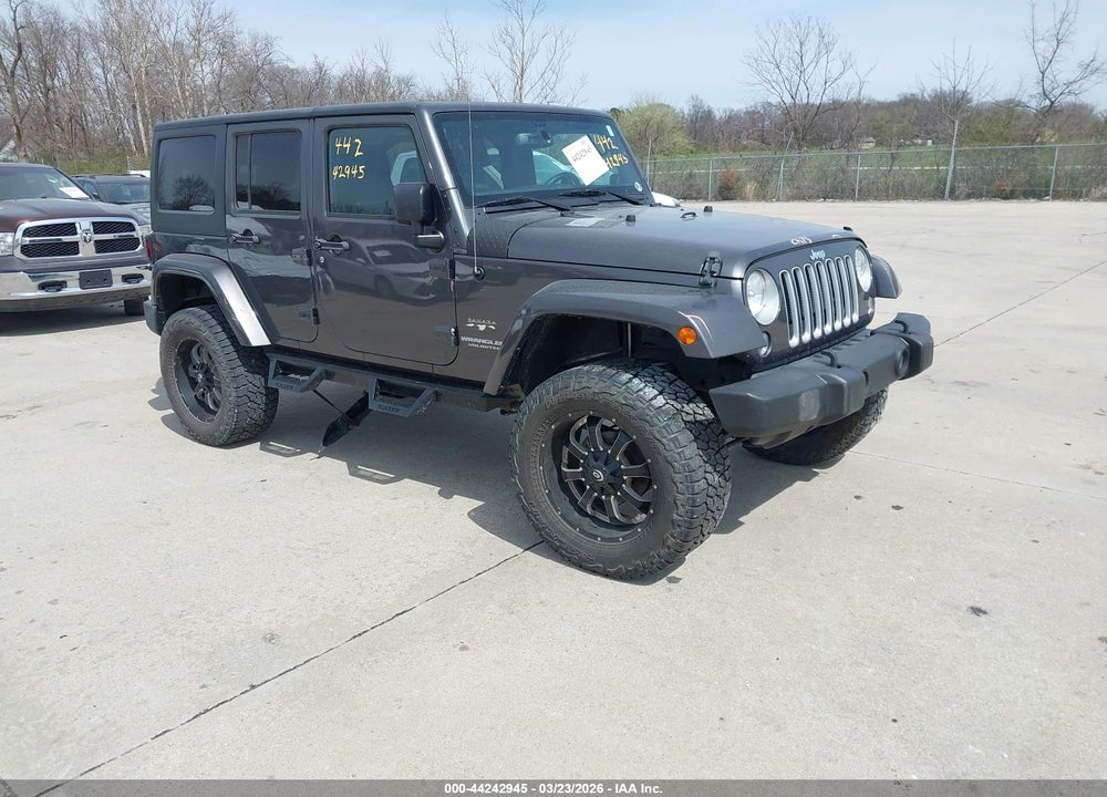 2017 JEEP WRANGLER UNLIMITED SAHARA VIN: 1C4HJWEG8HL649242