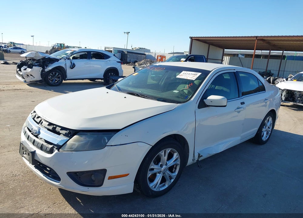 2012 FORD FUSION SE VIN: 3FAHP0HA6CR181076