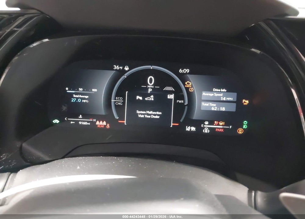 2025 LEXUS RX 350H PREMIUM VIN: 2T2BBMCA3SC100886