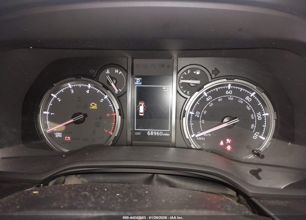 2020 TOYOTA 4RUNNER TRD OFF ROAD PREMIUM VIN: JTEBU5JRXL5834660