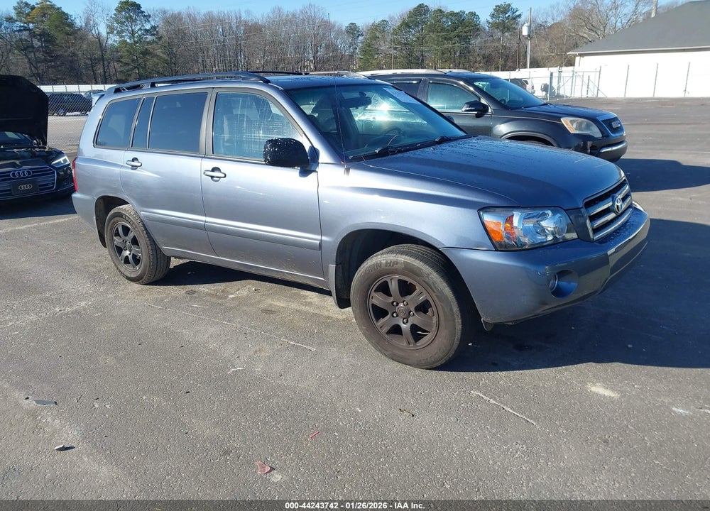 2007 TOYOTA HIGHLANDER V6 VIN: JTEHP21A970208384