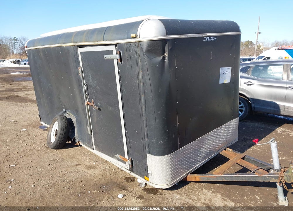 2004 KRISTI TRAILERS 15' ENCLOSED TRAILER VIN: 4DKUS15164S003881