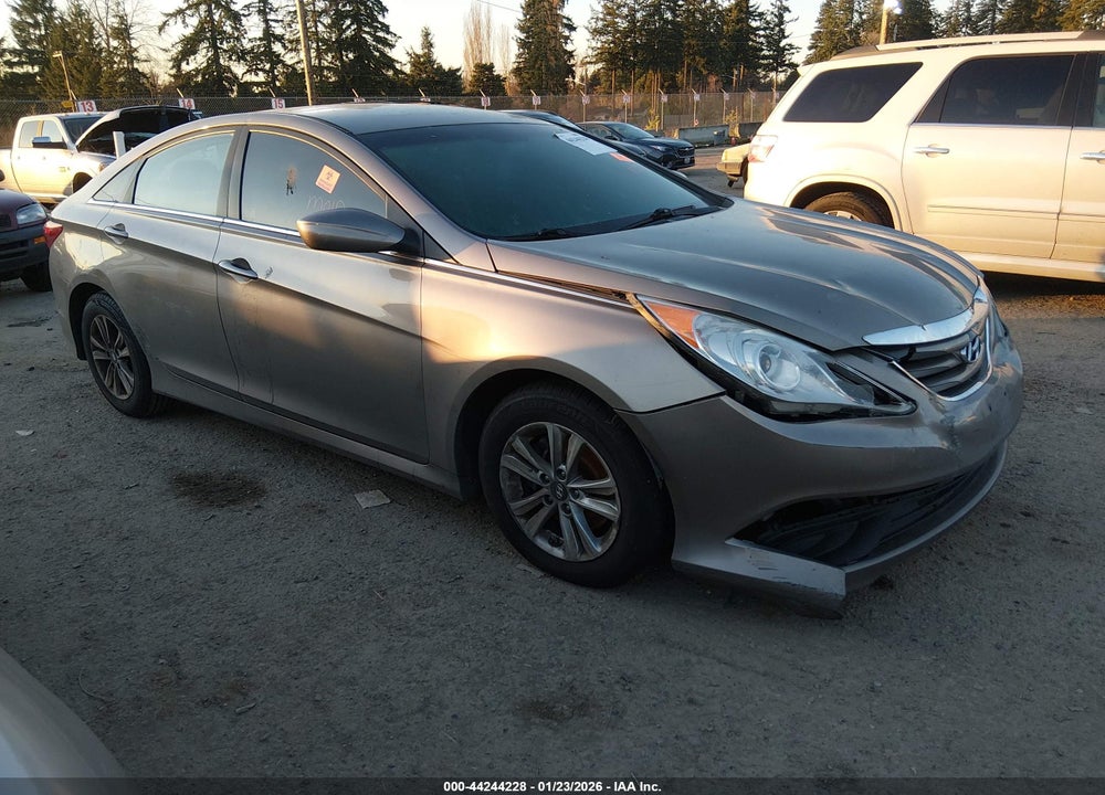 2014 HYUNDAI SONATA GLS VIN: 5NPEB4AC1EH934338