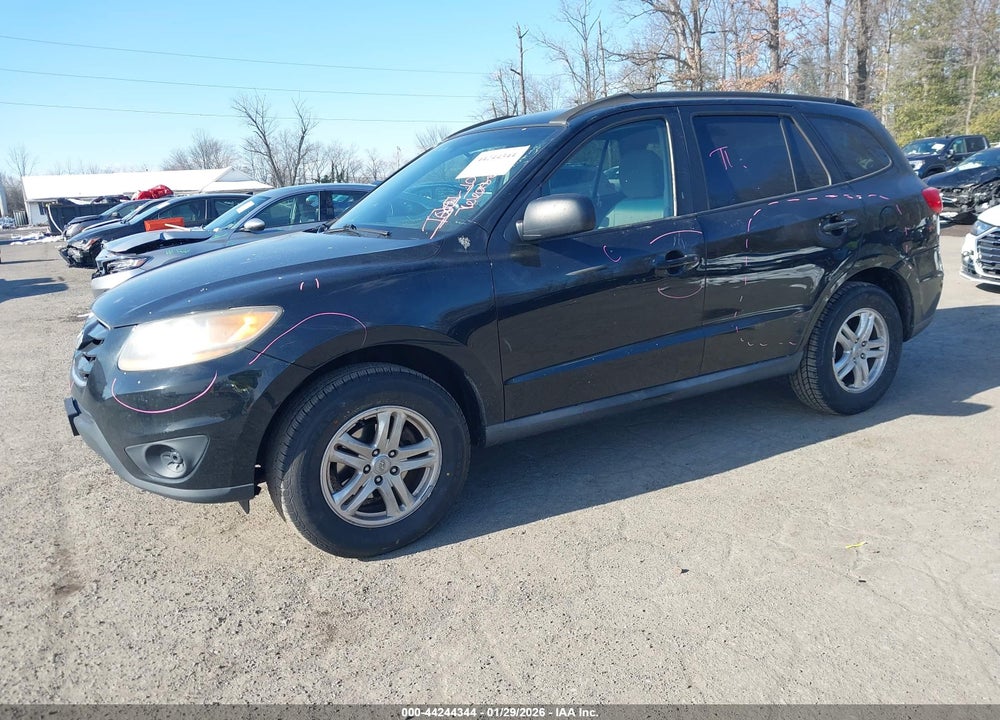 2011 HYUNDAI SANTA FE GLS VIN: 5XYZGDABXBG017282