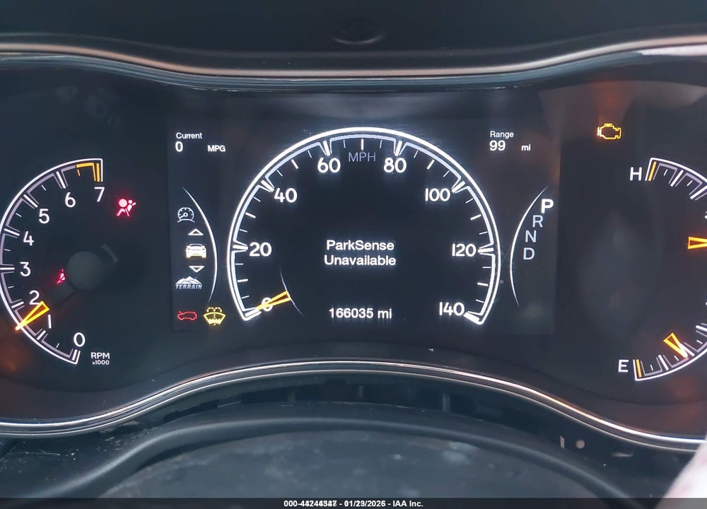 2016 JEEP GRAND CHEROKEE LIMITED VIN: 1C4RJFBGXGC327998