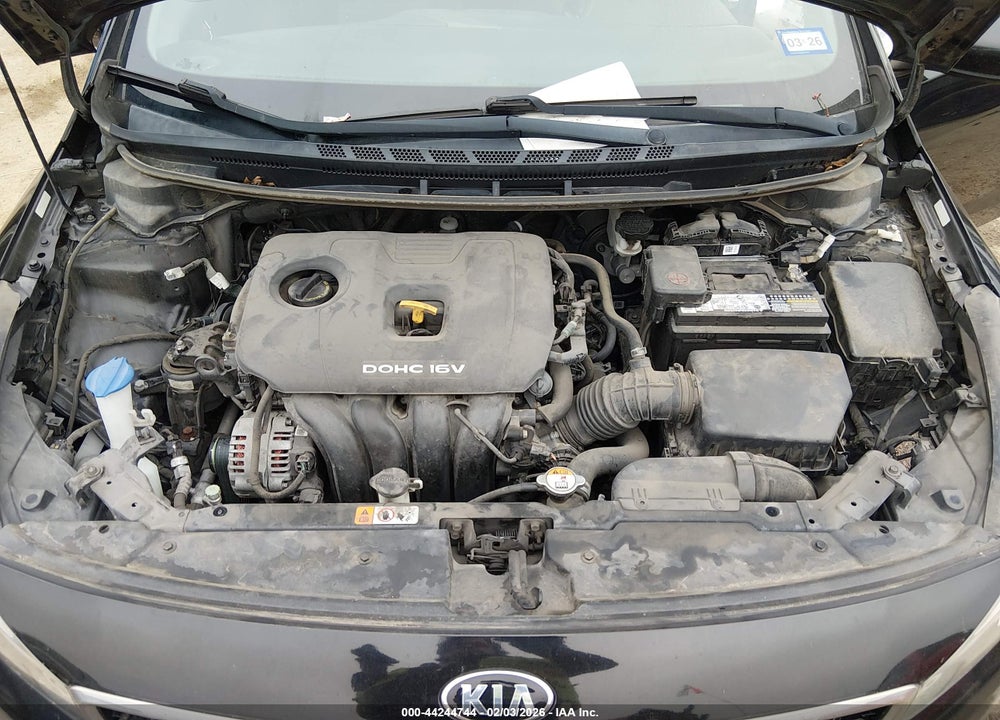 2018 KIA FORTE S VIN: 3KPFL4A78JE191597