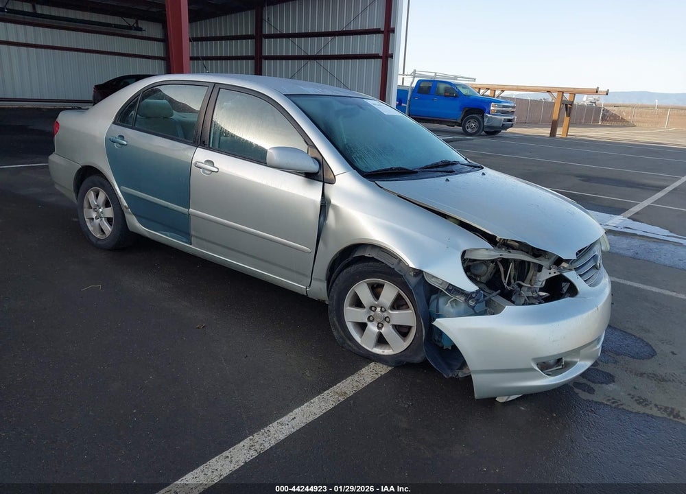 2003 TOYOTA COROLLA LE VIN: JTDBR38E830016595