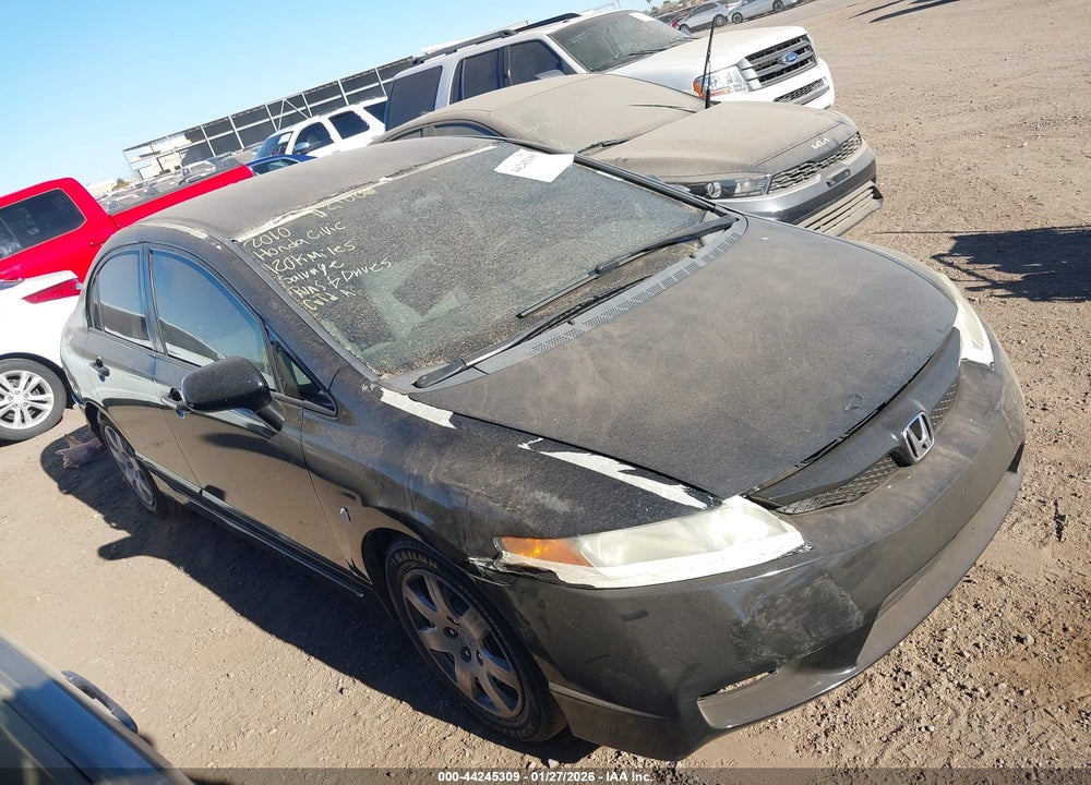 2010 HONDA CIVIC LX VIN: 19XFA1F50AE021696
