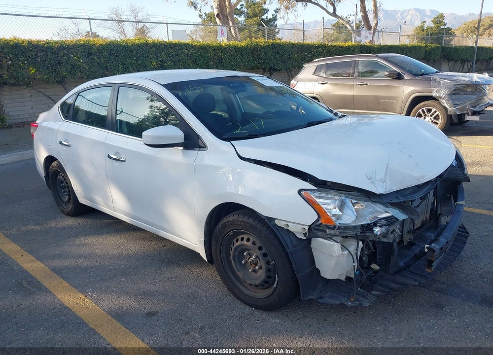 2015 NISSAN SENTRA S VIN: 3N1AB7AP6FY291351