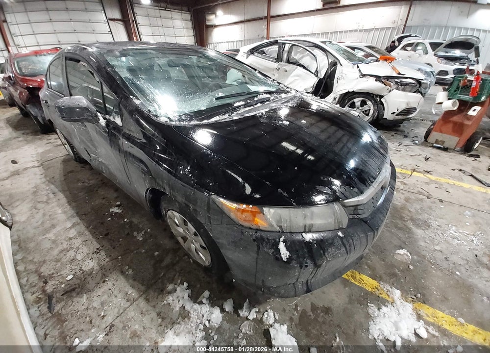2012 HONDA CIVIC LX VIN: 19XFB2F58CE066620