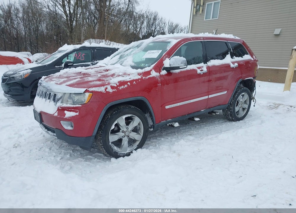 2011 JEEP GRAND CHEROKEE OVERLAND VIN: 1J4RR6GGXBC556878