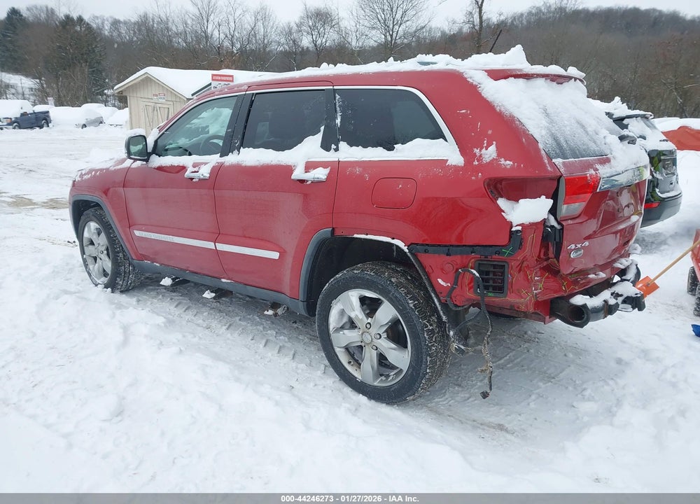 2011 JEEP GRAND CHEROKEE OVERLAND VIN: 1J4RR6GGXBC556878