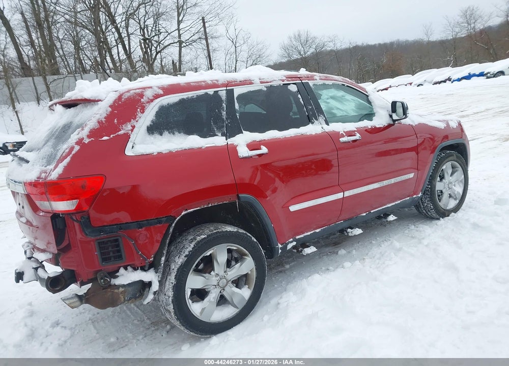 2011 JEEP GRAND CHEROKEE OVERLAND VIN: 1J4RR6GGXBC556878