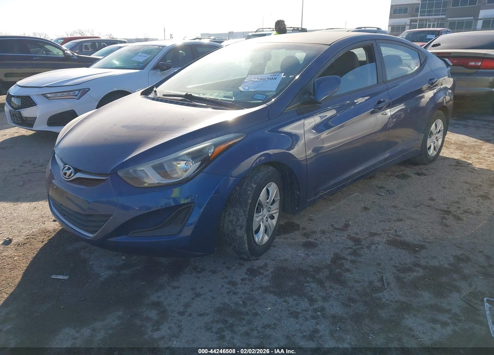 2016 HYUNDAI ELANTRA SE VIN: 5NPDH4AE8GH720848