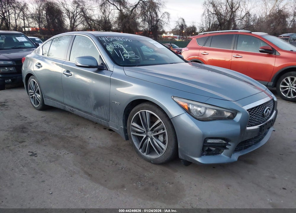 2014 INFINITI Q50 HYBRID SPORT VIN: JN1AV7AR8EM702906
