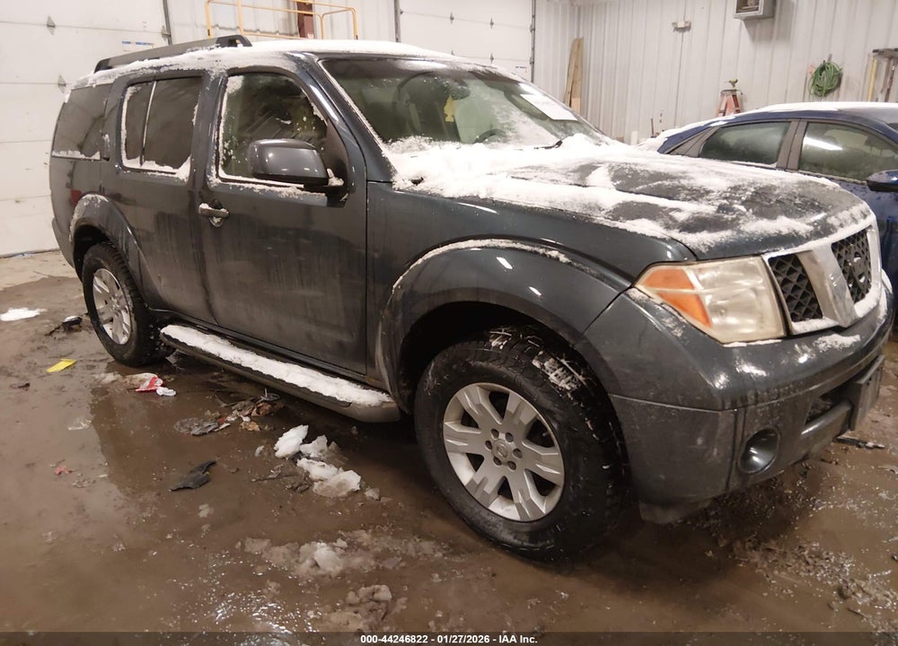 2005 NISSAN PATHFINDER LE VIN: 5N1AR18W15C705349