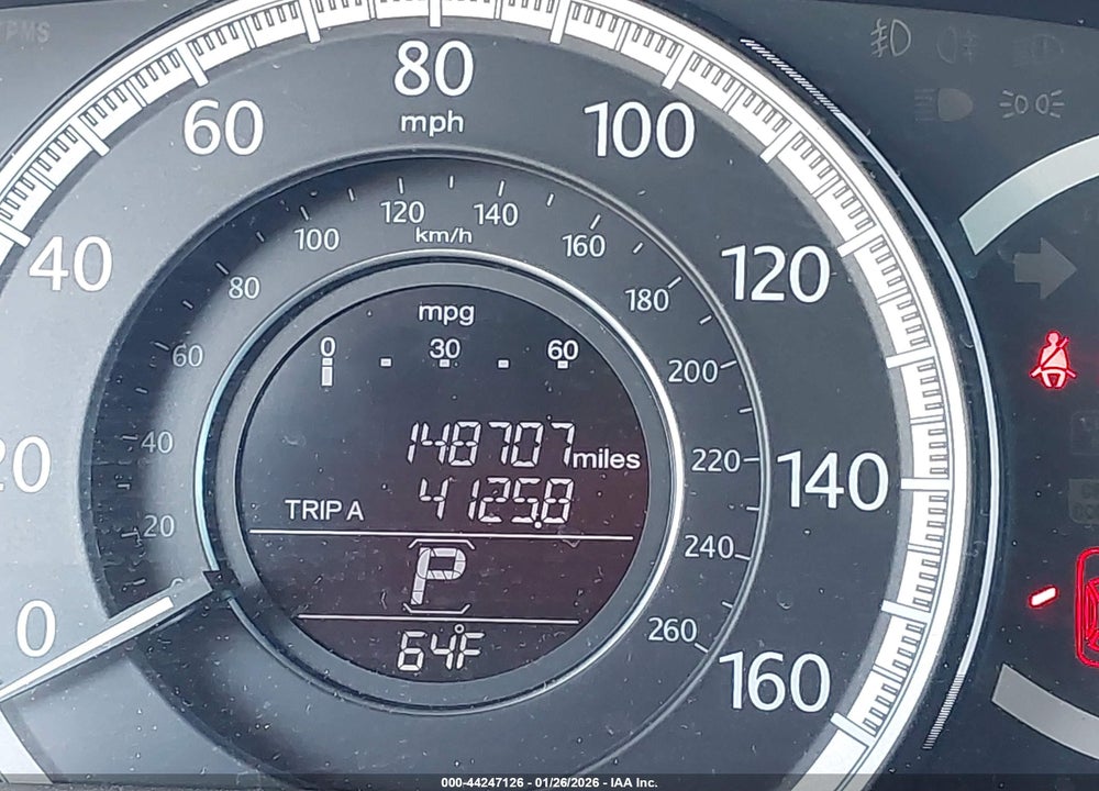 2014 HONDA ACCORD EX VIN: 1HGCR2F75EA289740