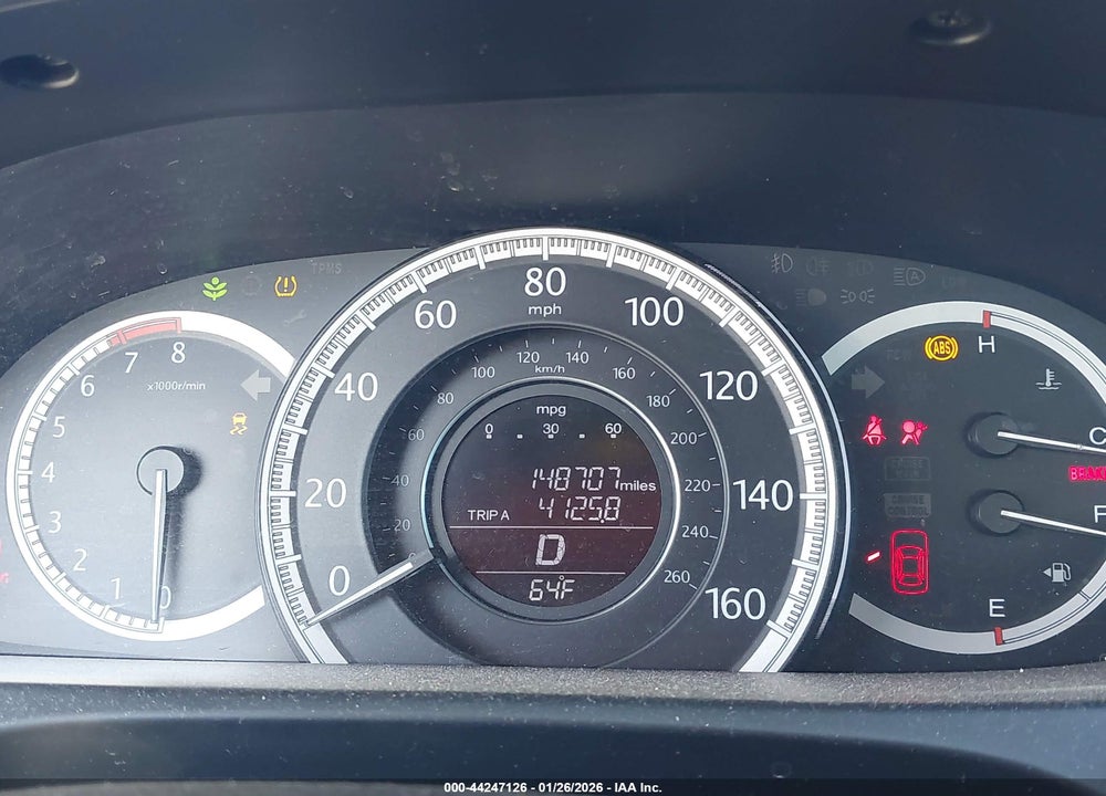 2014 HONDA ACCORD EX VIN: 1HGCR2F75EA289740