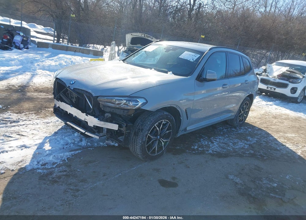 2022 BMW X3 XDRIVE30I VIN: WBX57DP09NN185547