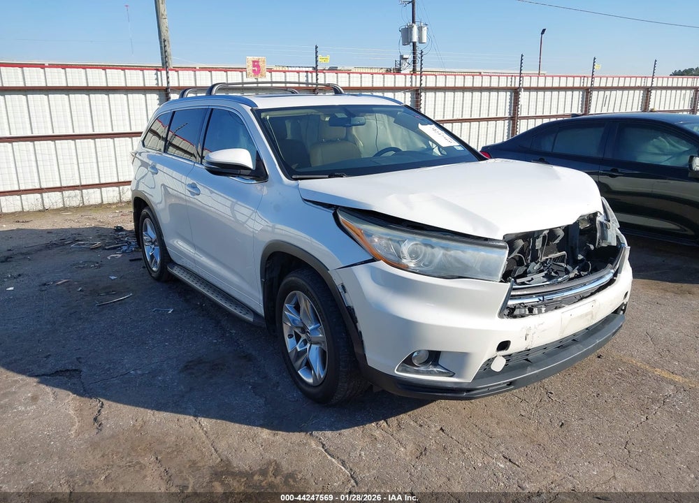 2016 TOYOTA HIGHLANDER LIMITED V6 VIN: 5TDYKRFH3GS181472